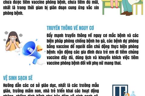 Các biện pháp phòng chống bệnh ho gà và các bệnh dự phòng bằng vaccine